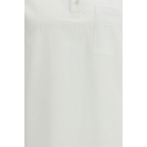 Givenchy White Cotton Polo Men's Shirt - Picture 3 of 3